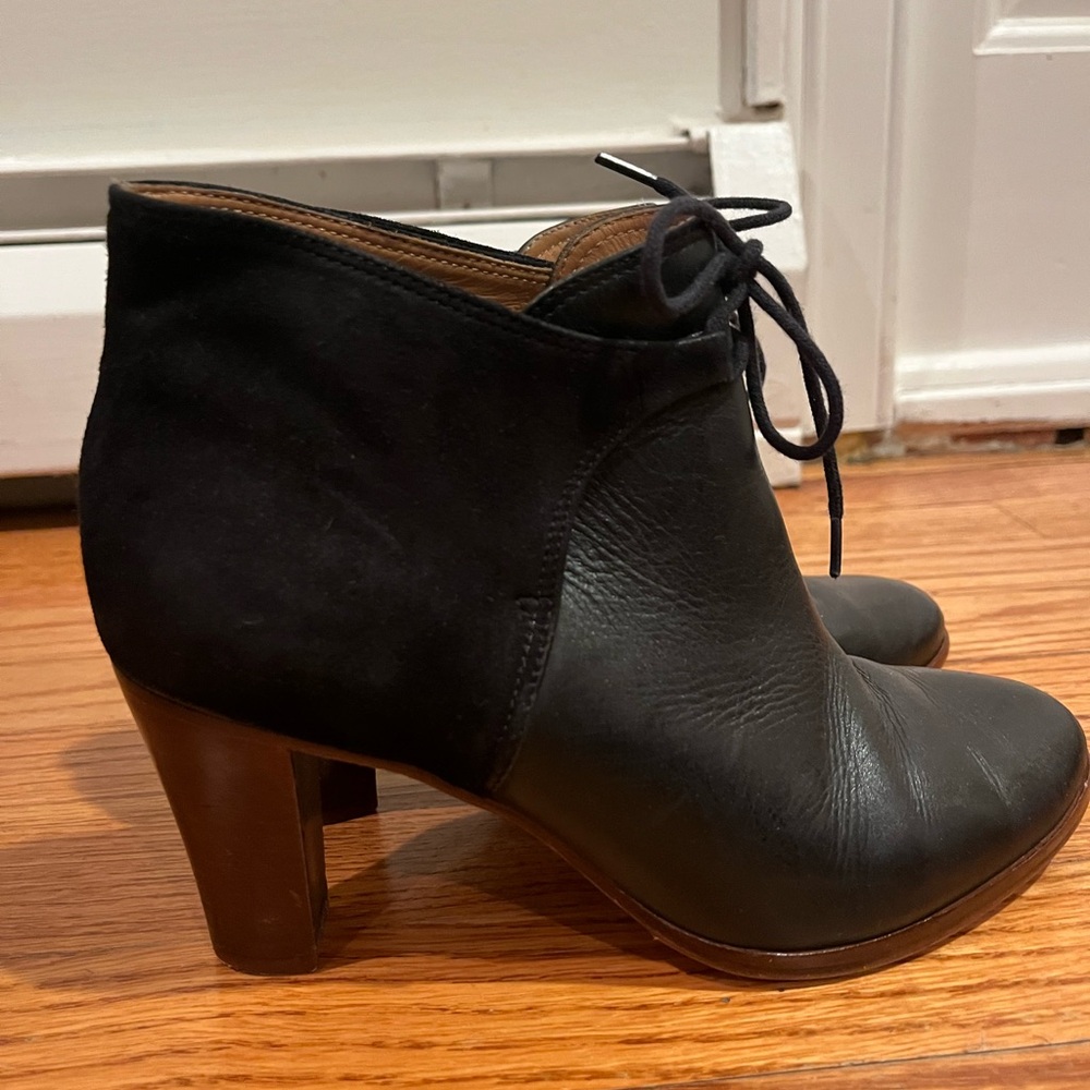Sezane Low Hunter Ankle Boots, black size 7 - Picture 2 of 7